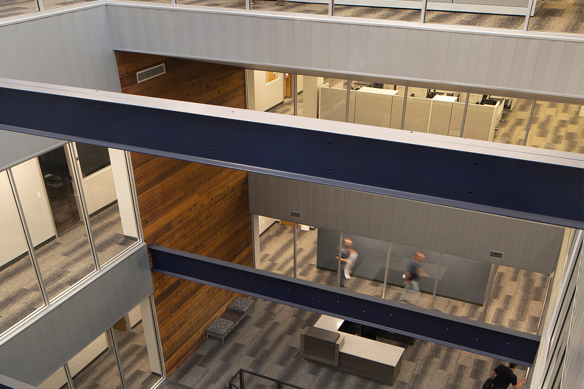 Woodstream Atrium with View of Reception Area